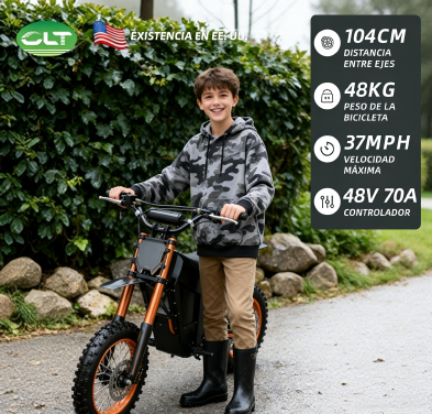 Bicicleta eléctrica de montaña para adolescentes